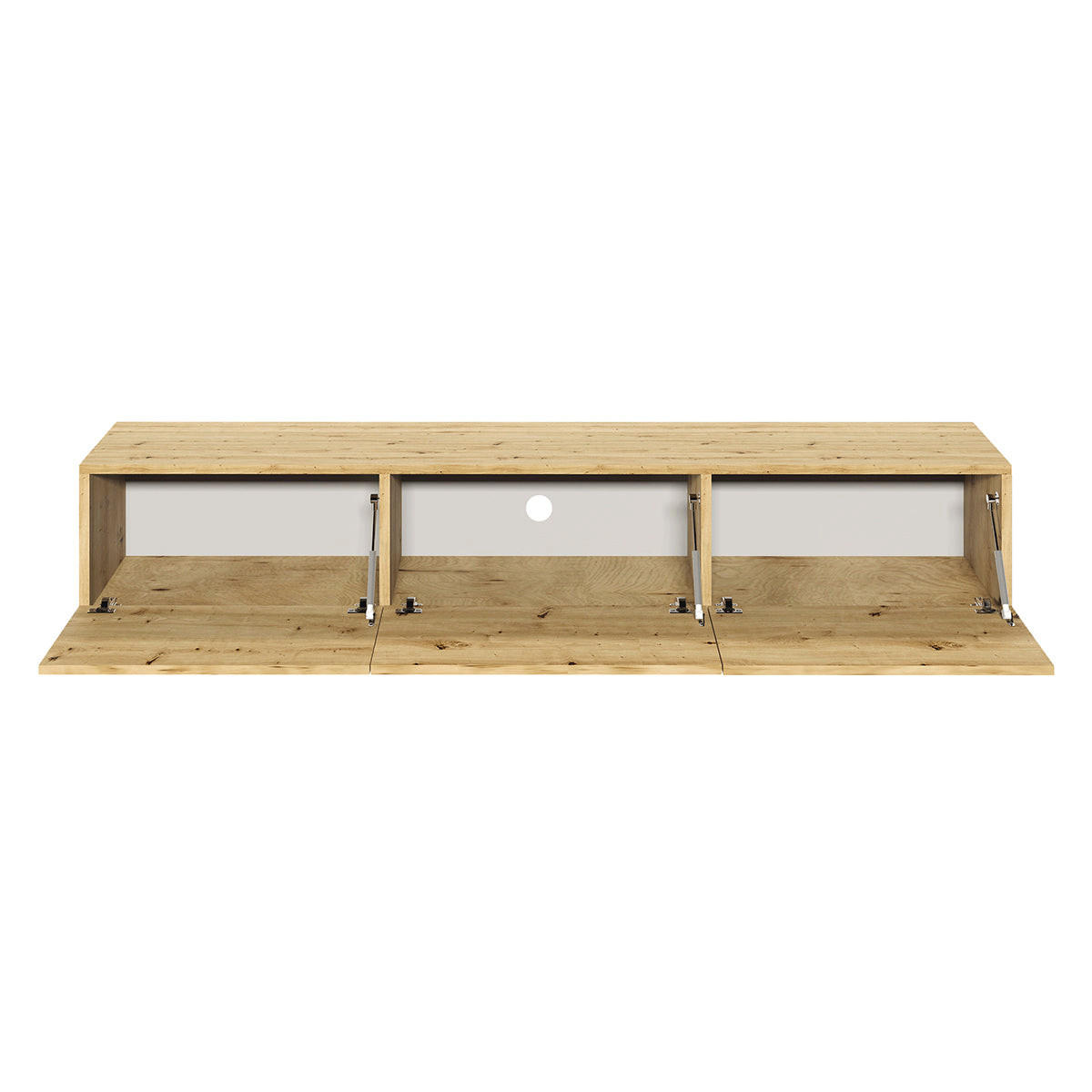 TV STOLÍK Idao Svetlé drevo - svetlohnedá, kompozitné drevo (180/35/29cm) - Petits-meubles