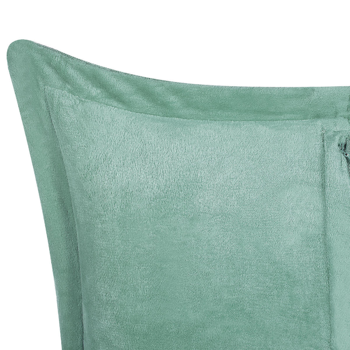 DEKOKISSEN CORD 2er-Set Hellgrün 47/27 cm Zinnia - Hellgrün, Textil (47/27cm) - Beliani