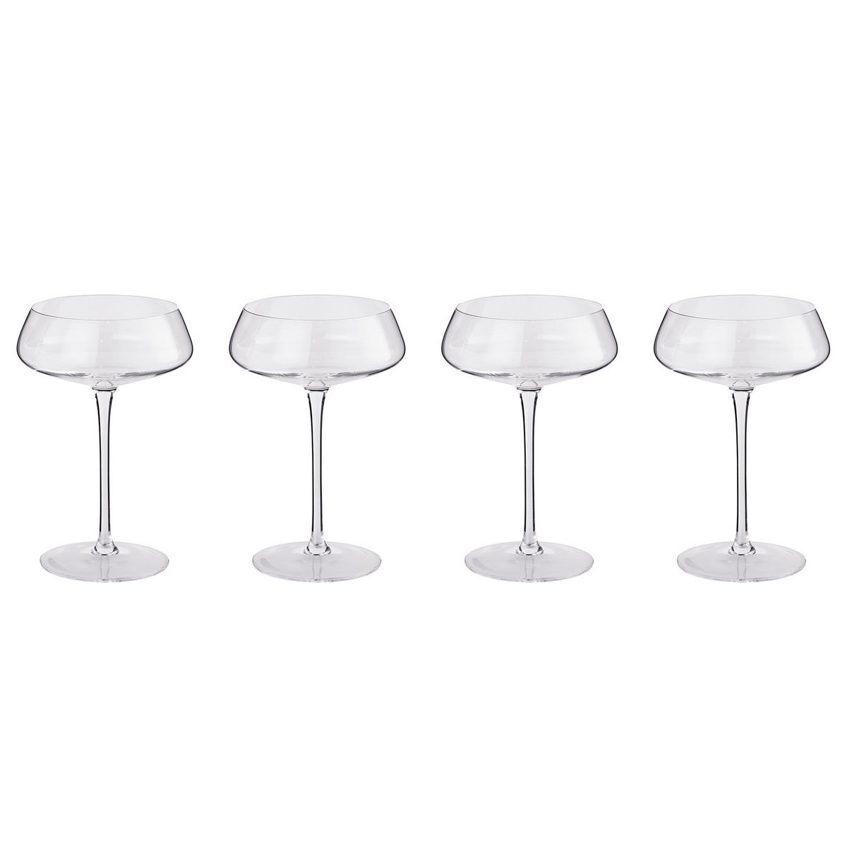CHAMPAGNERSCHALEN (4er Set) Elysia 300 ml - Transparent, Glas (0.3L) - Butlers