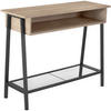 KONSOLENTISCH Tralee,100 x 35 x 80,5 cm,Industrial Holz hell, Eiche Sonoma - Naturfarben, Holzwerkstoff (100/35/80.5cm) - tectake