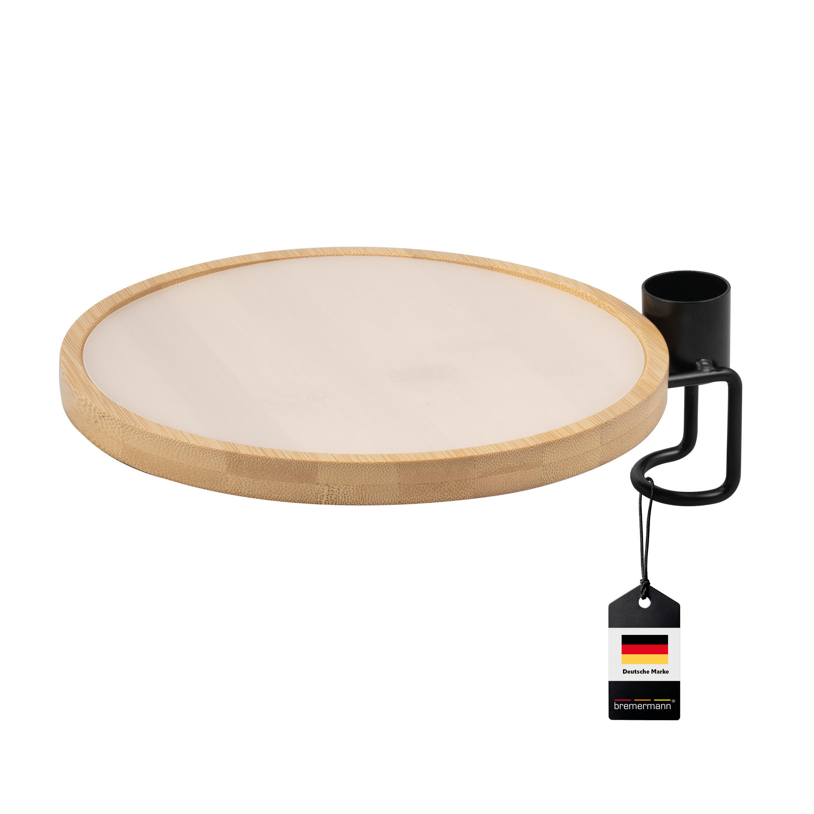 ZUSATZ-PFLANZENTELLER, schwarz - Grau, Metall (23/20/1.5cm) - bremermann