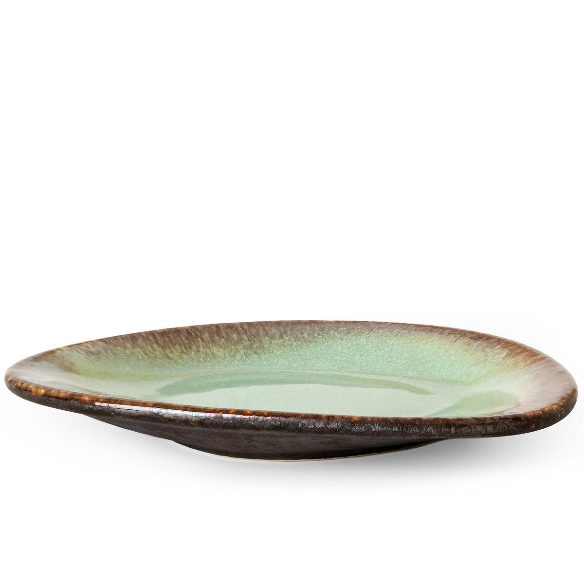 FRÜHSTÜCKSTELLER PRIMA 6-tlg, Salbeigrün - Salbeigrün, Keramik (18/20/3cm) - KONSIMO®