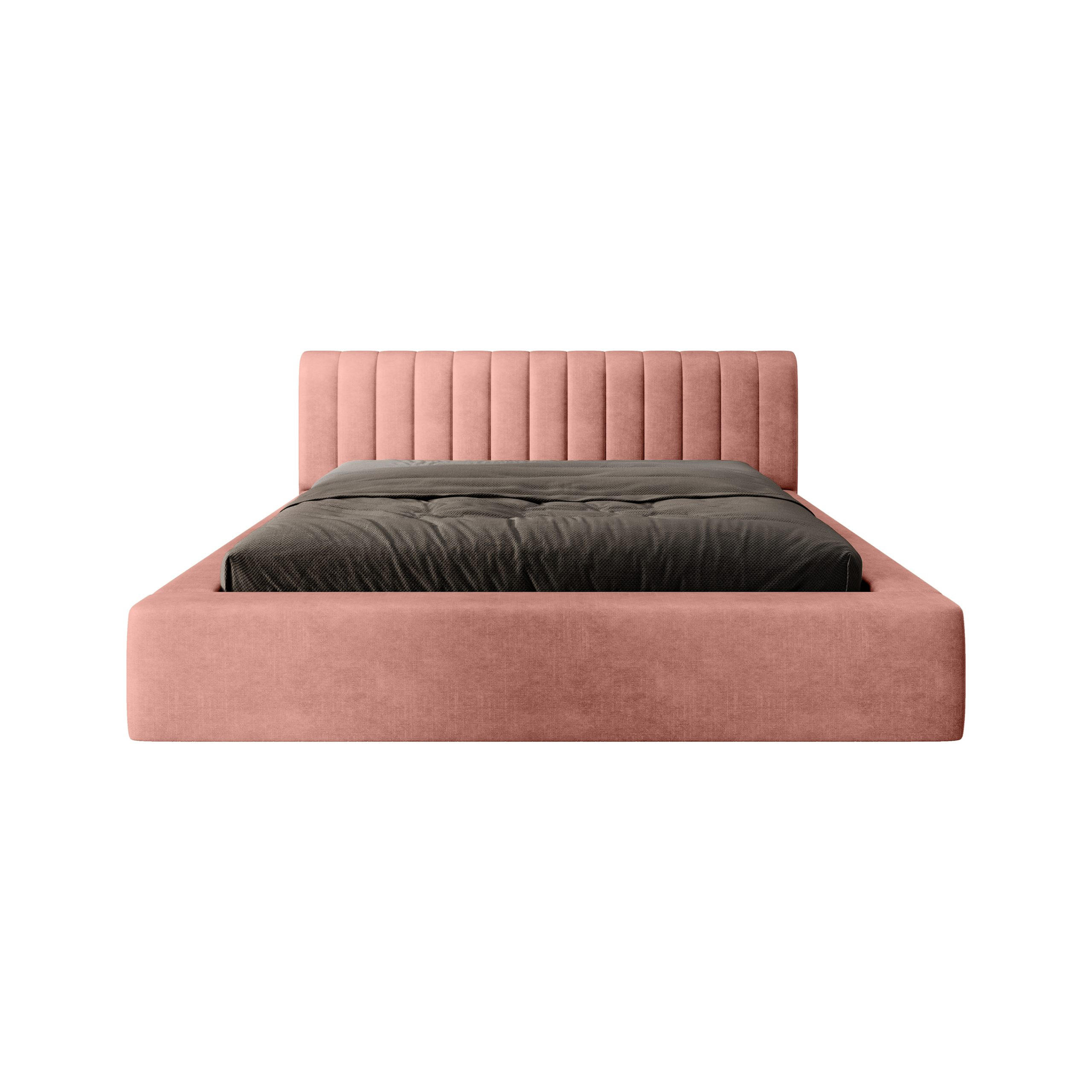 POLSTERBETT aus Polyester Vurmat 160x200 cm, Pink - Pink, Textil (160/200cm) - Fedve