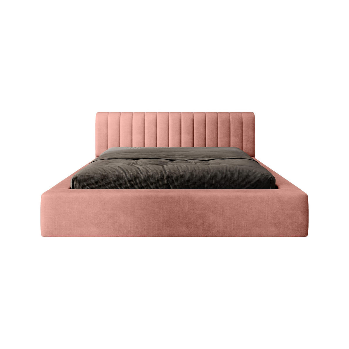 POLSTERBETT aus Polyester Vurmat 180x200 cm, Pink - Pink, Textil (180/200cm) - Fedve