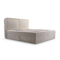 KONTINENTALBETT - Boxspringbett 180 x 200 - 04 Ambience 17 - Hellgrau - Hellgrau, Holzwerkstoff/Textil (180/200cm) - Möblo