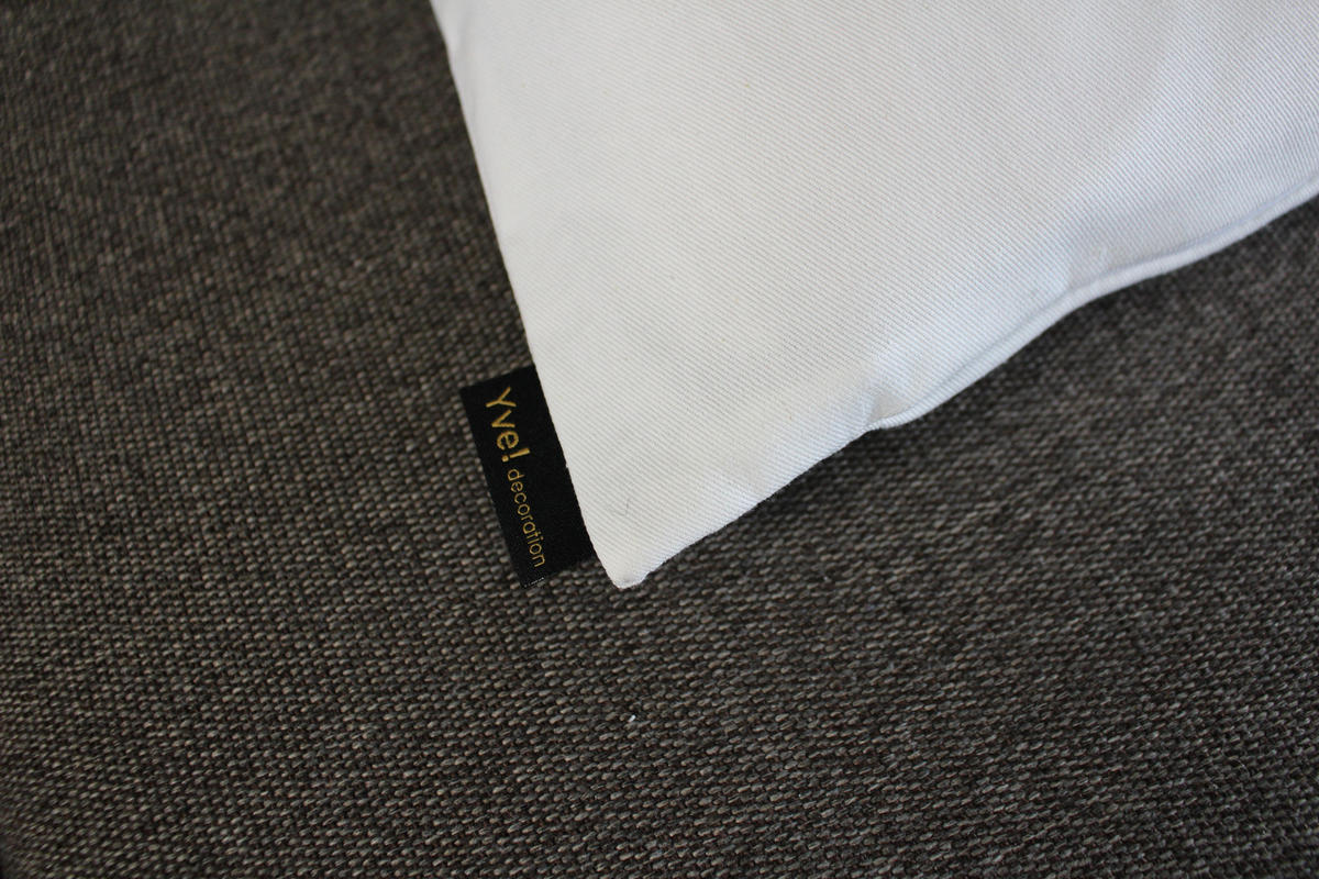 KISSENHÜLLE SEEHUND - Weiß, Textil (50/50cm) - Yve! decoration