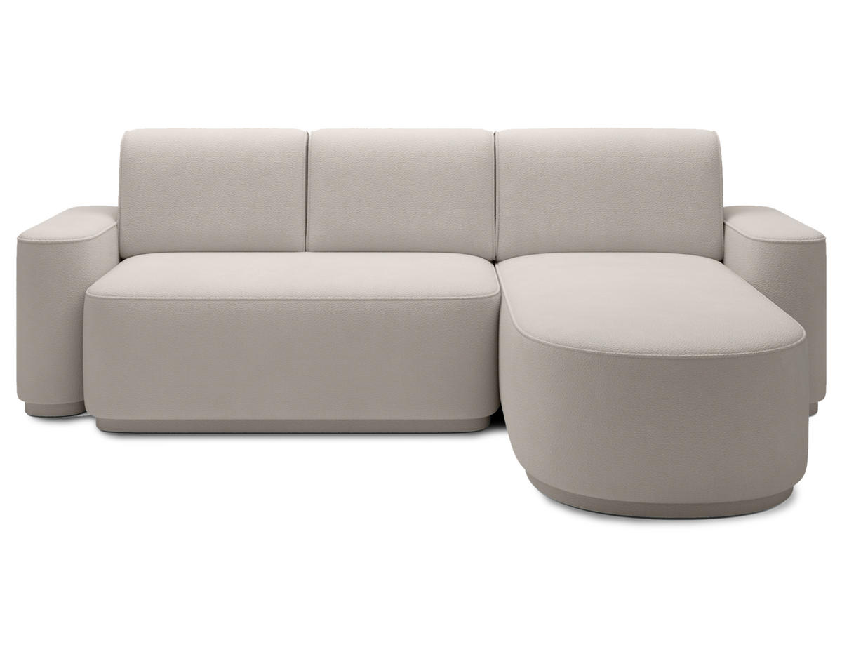 ECKSOFA RUMA - Creme (Amore 01) - Creme, Holzwerkstoff (285/180cm) - Möblo