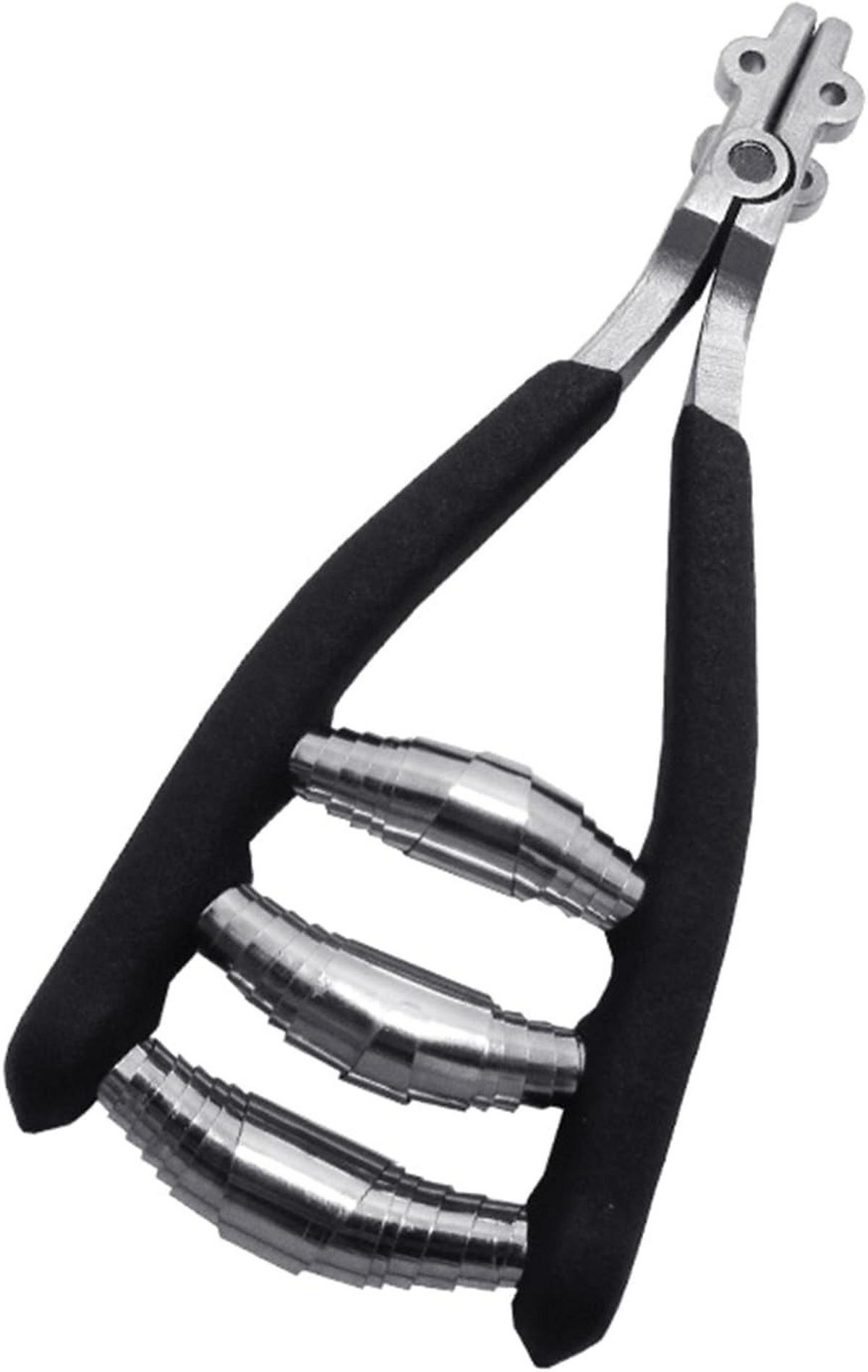 ZANGE – Für das Besaiten von Tennis- und Badmintonschlägern – Schwarz - Schwarz, Metall (8.5/4.5/2cm) - DCA