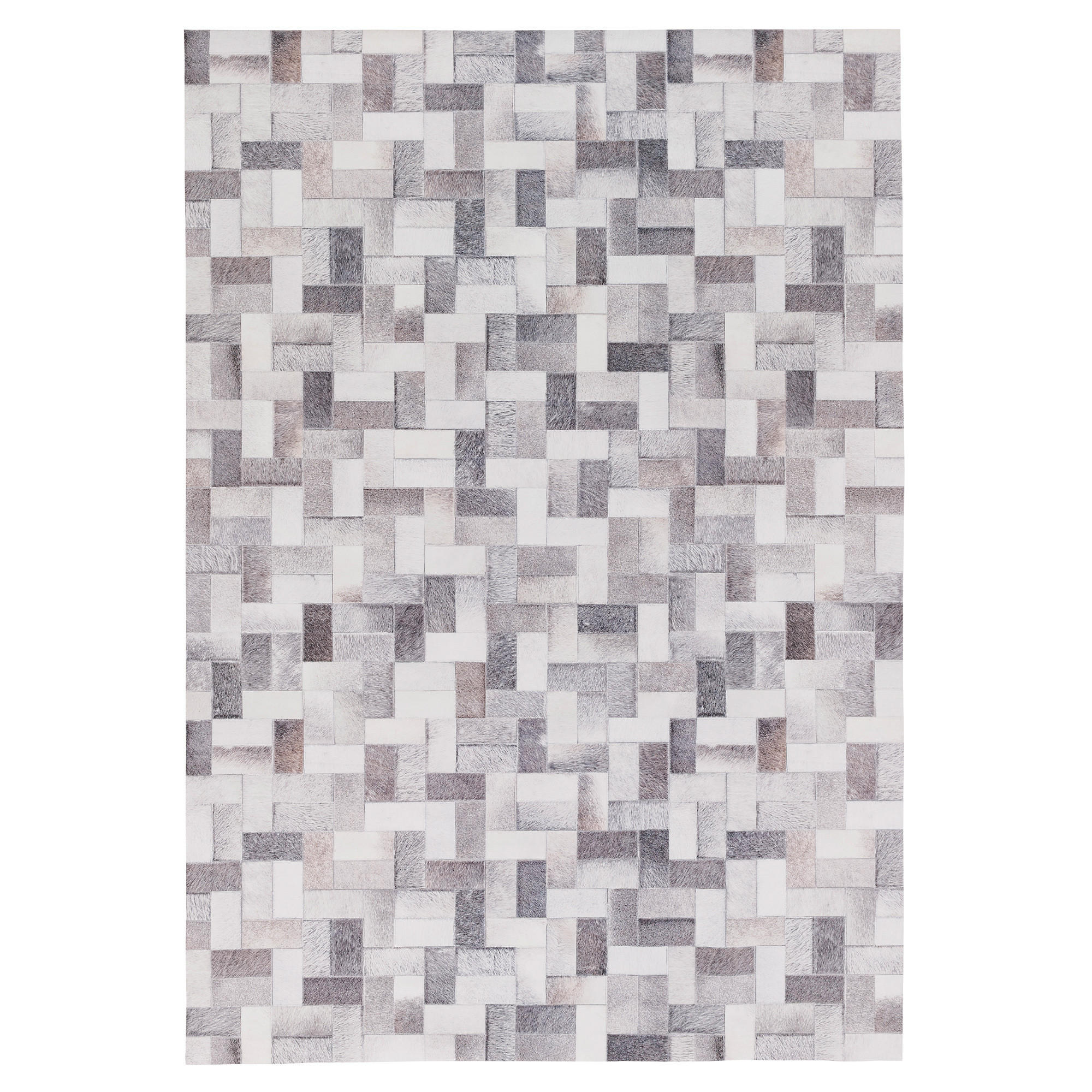 KUNSTFASER PATCHWORK TIERFELL TREND - Beige/Grau, Textil (80/150cm) - Pergamon