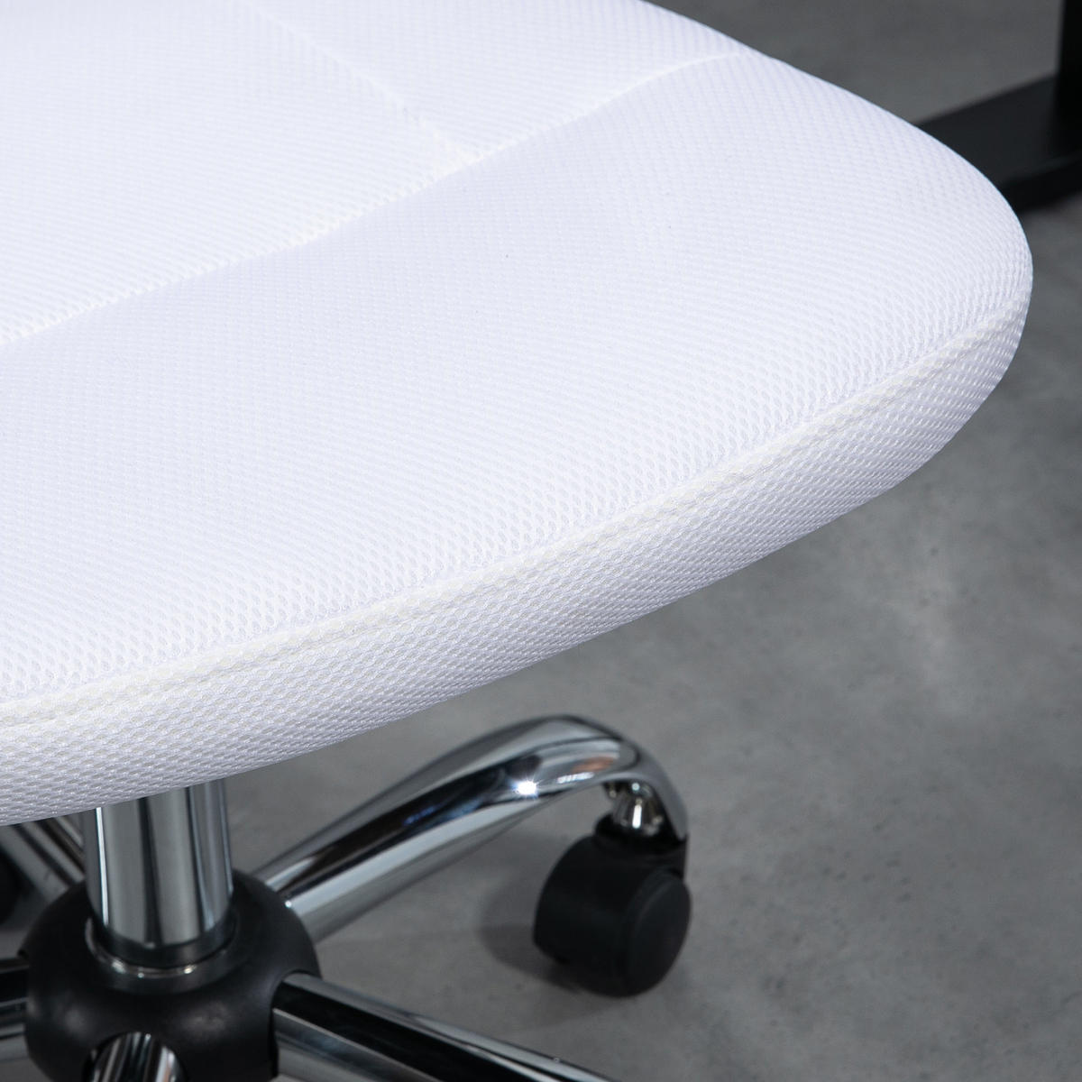 DREHSTUHL DE-11699 Mesh höhenverstellbar Weiß - Weiß, Textil (58/100/43cm) - ComfortXL