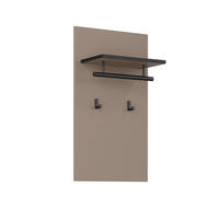 EINGANGSMÖBEL Lilia Taupe - Taupe, Holzwerkstoff (40/70/20cm) - Petits-meubles