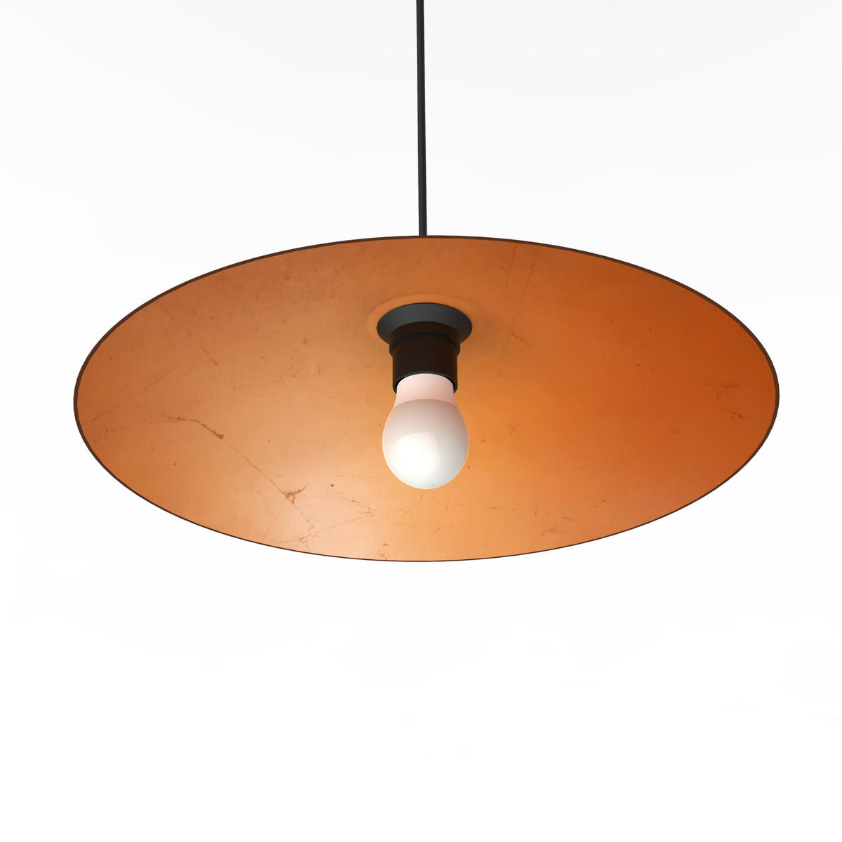 HÄNGELEUCHTE - Kupferfarben, Metall (40/40/10cm) - Lumicom