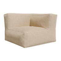 ECKSESSEL - Cord - Beige - NOUMARA - Beige, Textil (95/80/95cm) - Vente-Unique