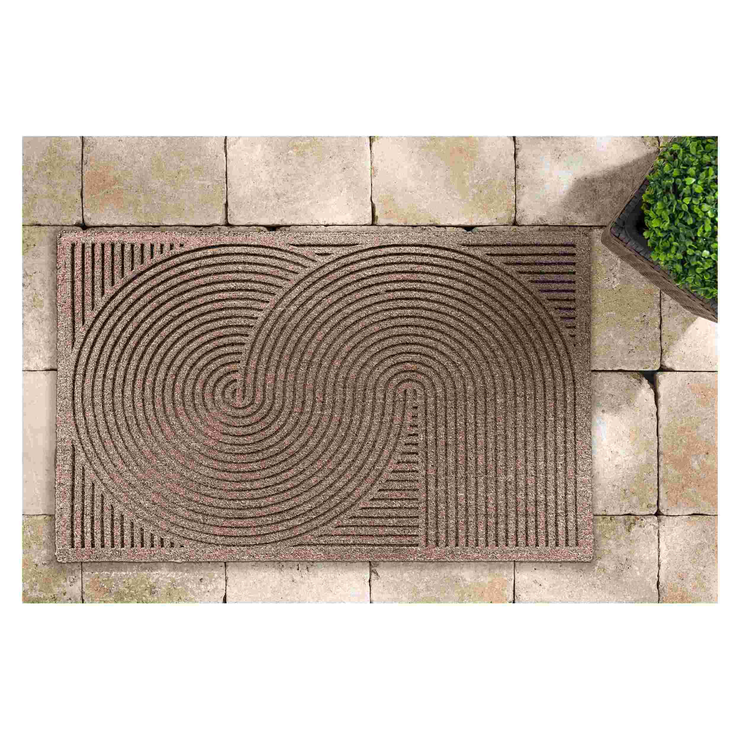 RUTSCHFESTE FUßMATTE GRAPHIC DELUXE - Braun, Textil (60/90cm) - Astra