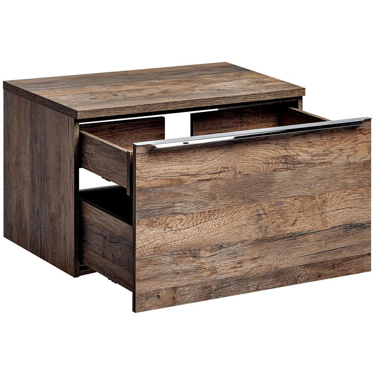 BADMÖBEL-SET 2-TLG. Puebla-56 - Braun, Holzwerkstoff (80/49/46cm) - Lomado