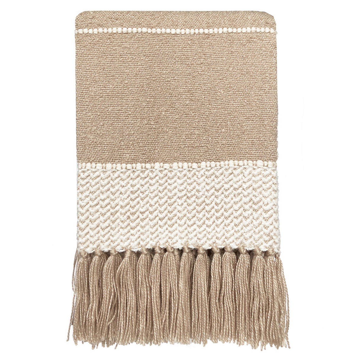 DECKE Berber Haferbeige - Beige, Textil (125/150cm) - Malagoon