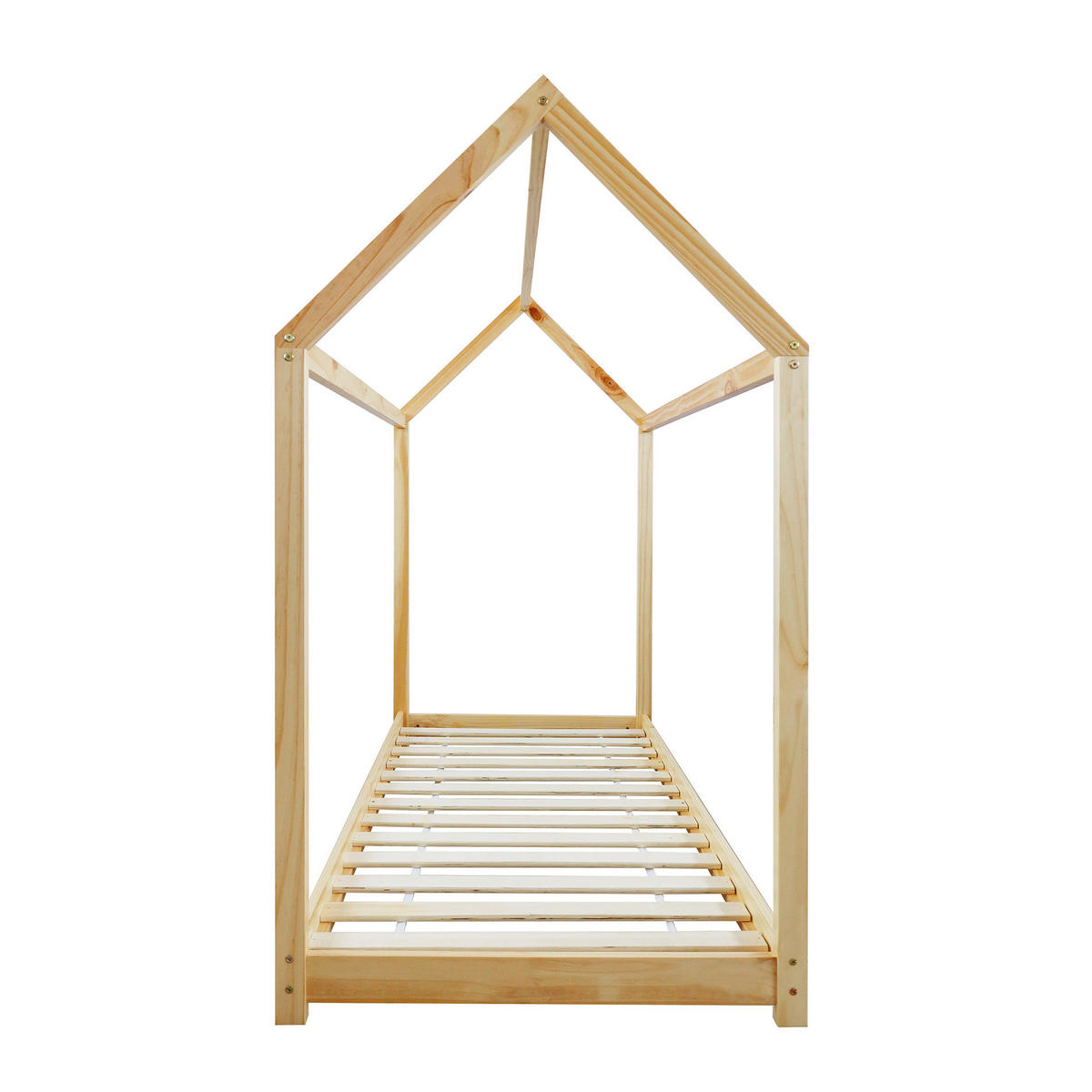 KINDERBETT Hellbraun 80/160 cm - Hellbraun, Holz (1/160/80cm) - Mobili Rebecca