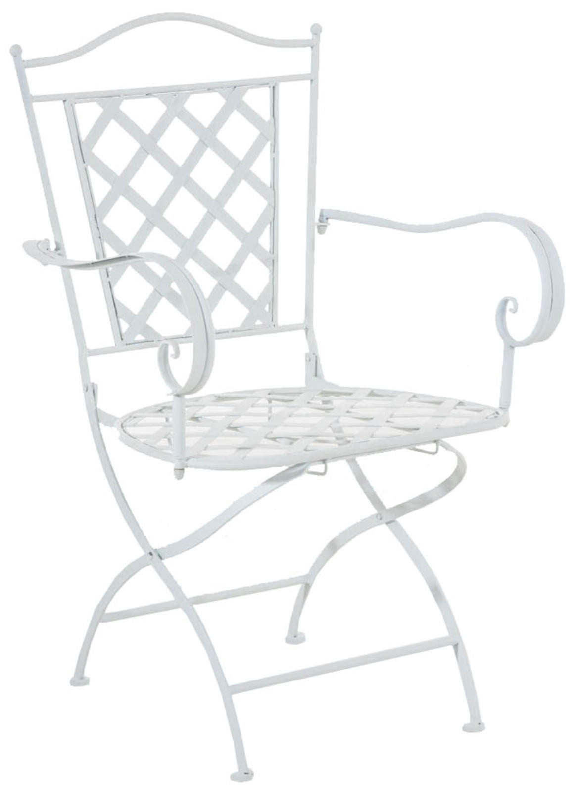 STÜHLE Athan - 2er Set weiß - Weiß, Metall (56/93/51cm) - TPFGarden