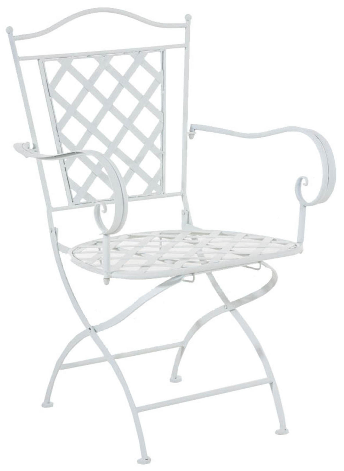 STÜHLE Athan - 2er Set weiß - Weiß, Metall (56/93/51cm) - TPFGarden