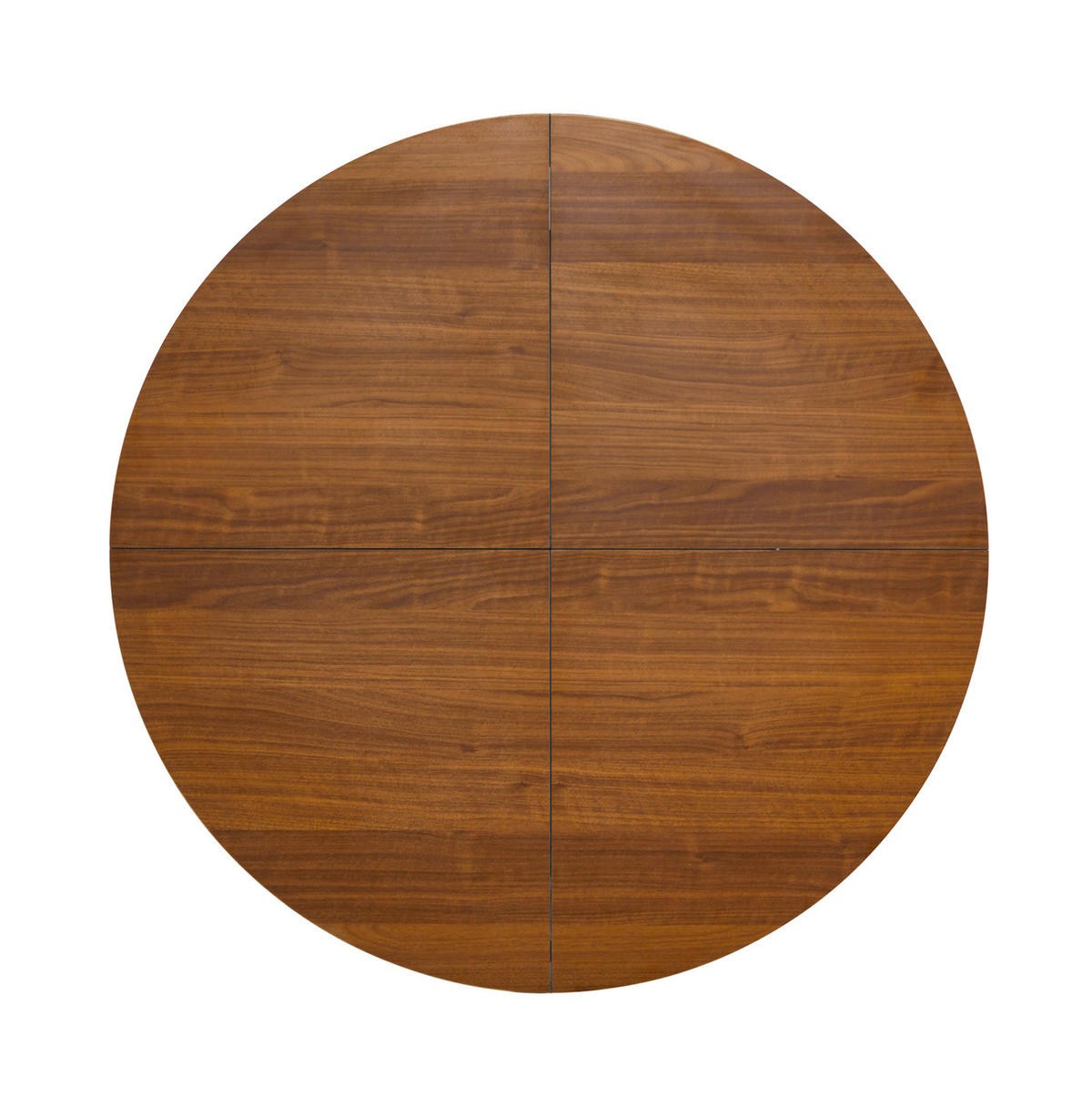 ESSTISCH aus MDF und Metall 107x107x75 cm Schwarz/Walnussfarben mit 2 offenen Ablagen im Industrial-Stil - Schwarz, Holzwerkstoff (107/107/75cm) - Modfu