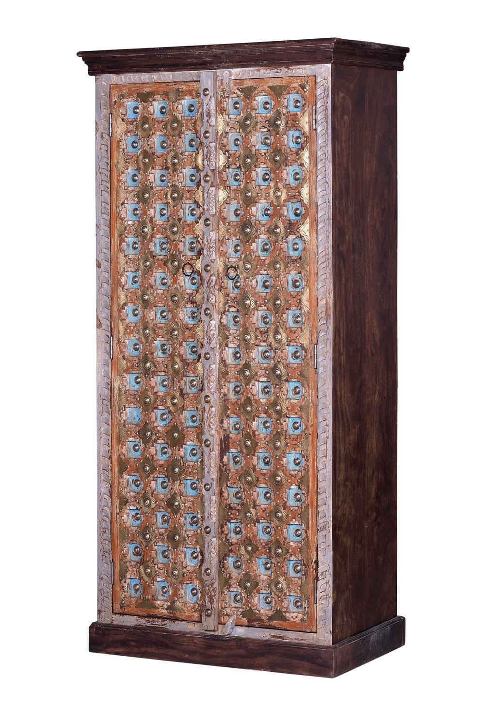 Giner y Colomer Highboard Hellbraun 40x180x90 cm