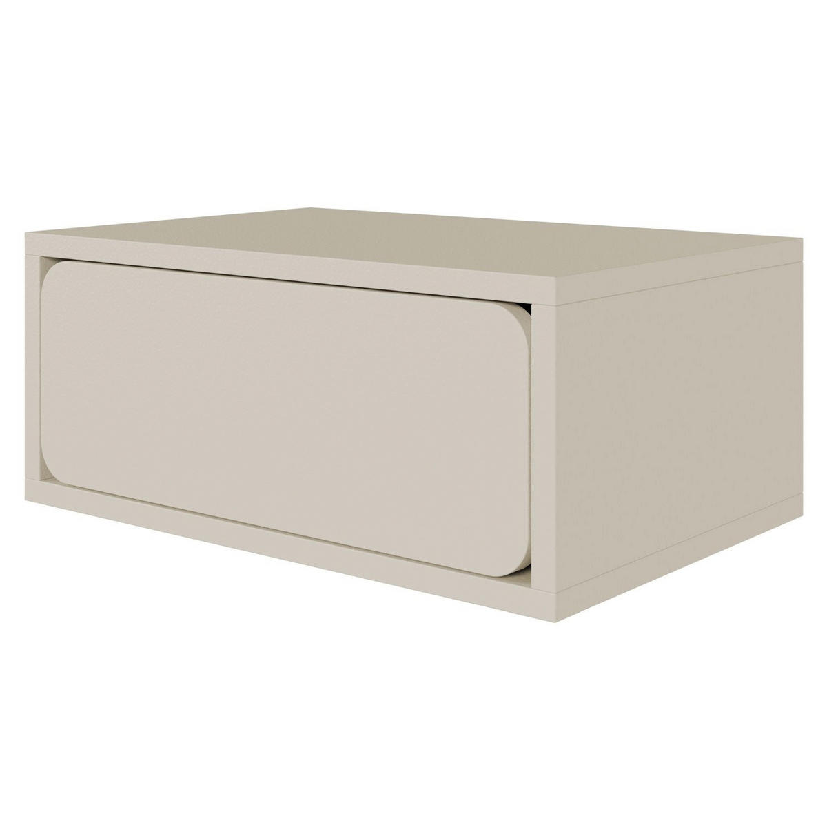NACHTKONSOLE Wuwu Greige 50 cm - Taupe, Holzwerkstoff (49.6/21.3/35cm) - Selsey