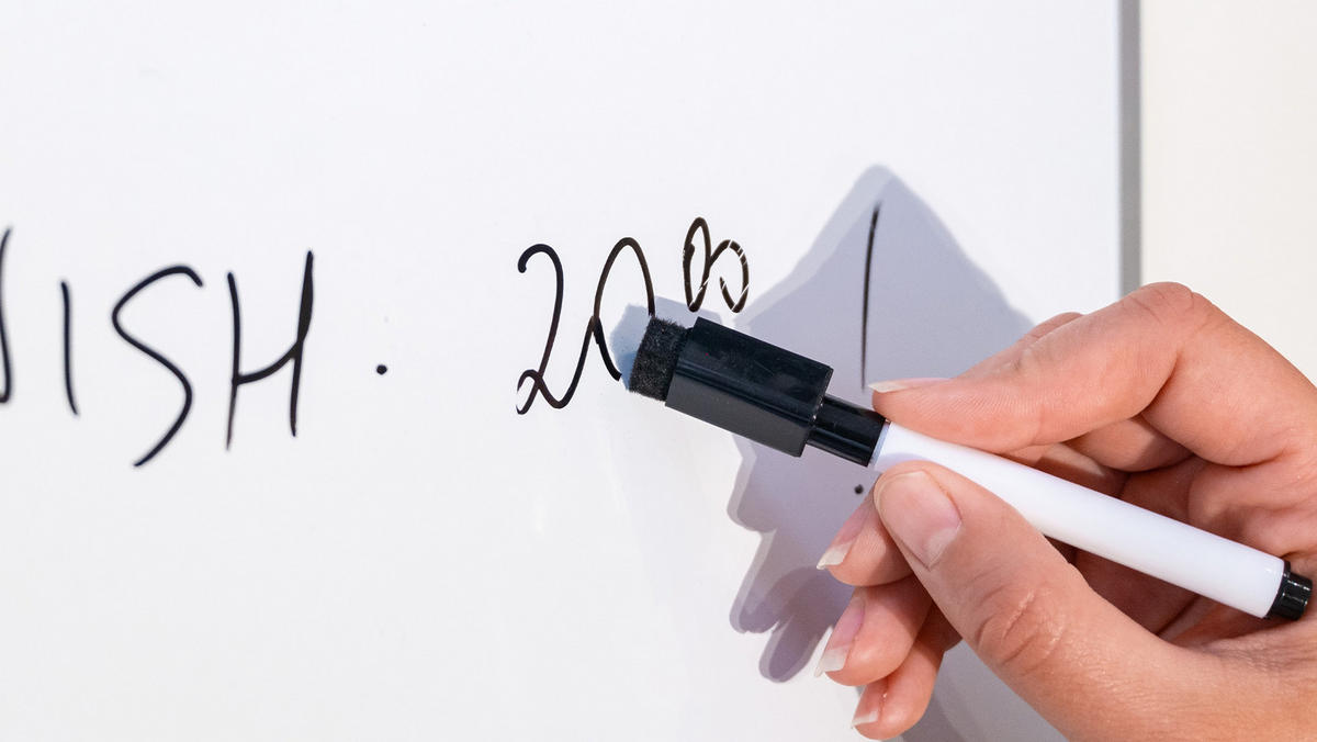 WHITEBOARD 40x30 cm im Aluminiumrahmen - Weiß, Metall (40/30/1cm) - ALLboards