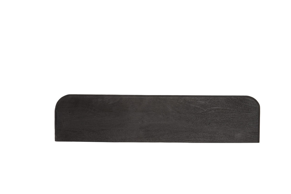 WANDREGAL Tarontu Schwarz 88/20/3 cm - Schwarz, Holz (20/3/88cm) - Light & Living