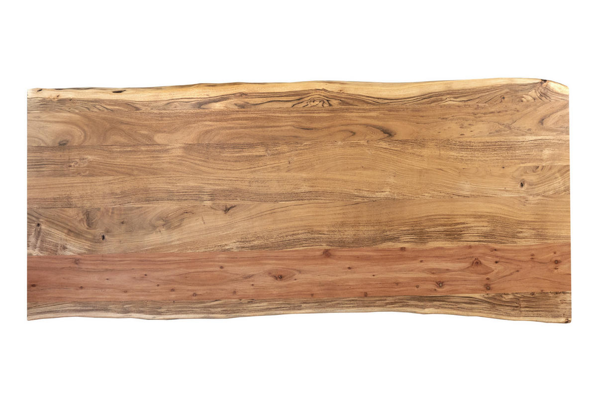 ESSTISCH CALI - Beige/Schwarz, Holz (120/350/77cm) - SAM