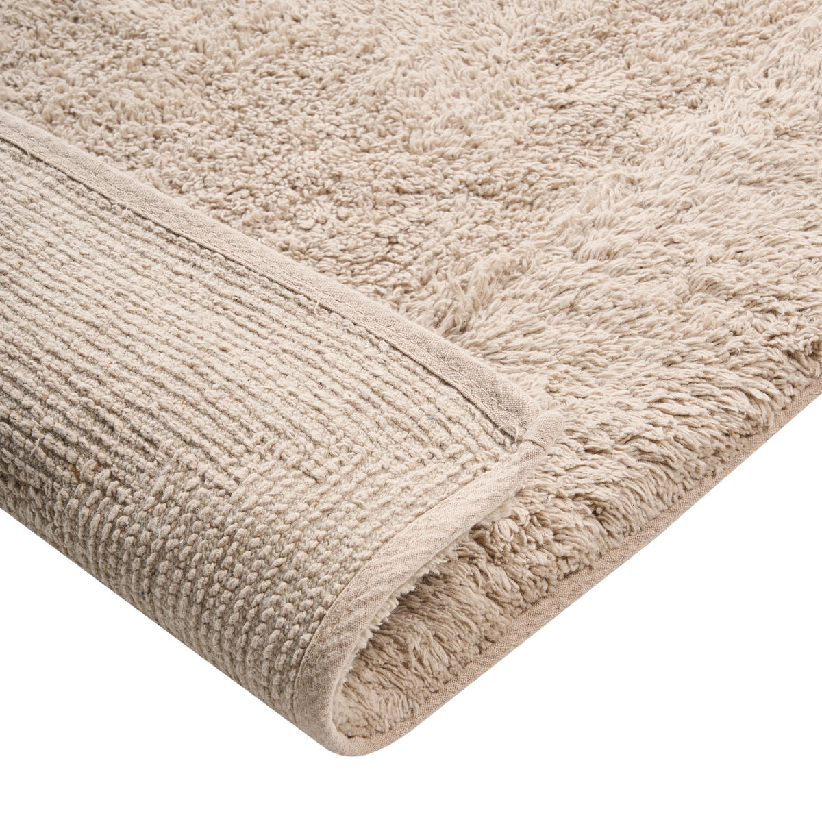 KOUPELNOVÁ PŘEDLOŽKA Světle hnědá 60/90 cm Bavlna Babail - hnědá/světle hnědá, textil (60/90cm) - Beliani