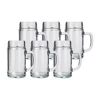BIERKRÜGE STYRIA transparent 500 ml 6er Set - Transparent, Glas (0.5L) - Stölzle Lausitz