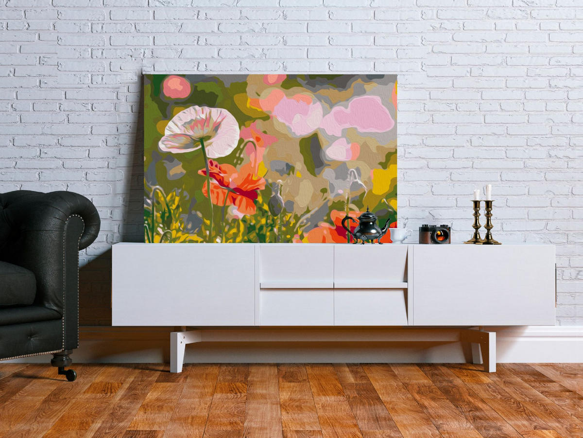 MALEN NACH ZAHLEN 50/40 cm - Multicolor, Textil (1.4/40cm) - KUNSTLOFT