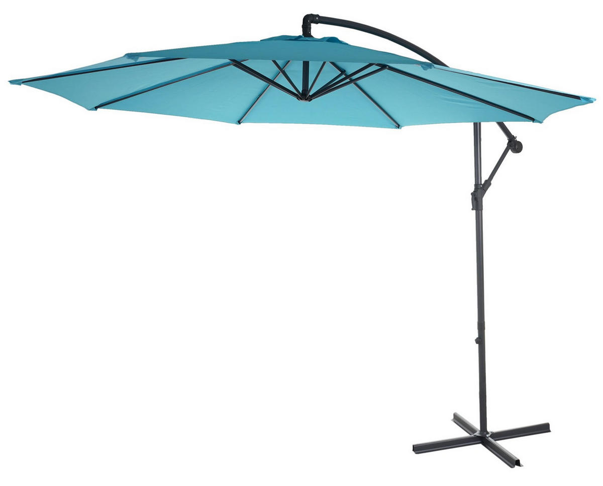 AMPELSCHIRM NEIGBAR Türkis - Türkis, Textil (360/295cm) - MCW