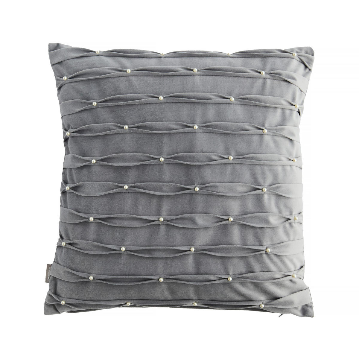 KISSENBEZUG Perline - Dunkelgrau, Textil (45/45cm) - home&you