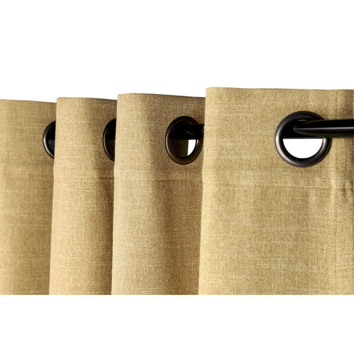 ÖSENVORHANG COAST - Grau, Textil (140/1/250cm) - Schöner Wohnen