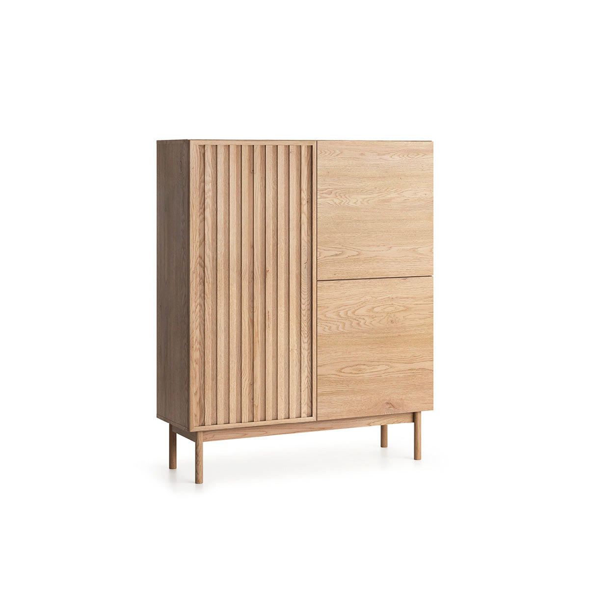 SIDEBOARD Idor Holz - Braun, Holzwerkstoff (106/130.3/36.8cm) - Petits-meubles