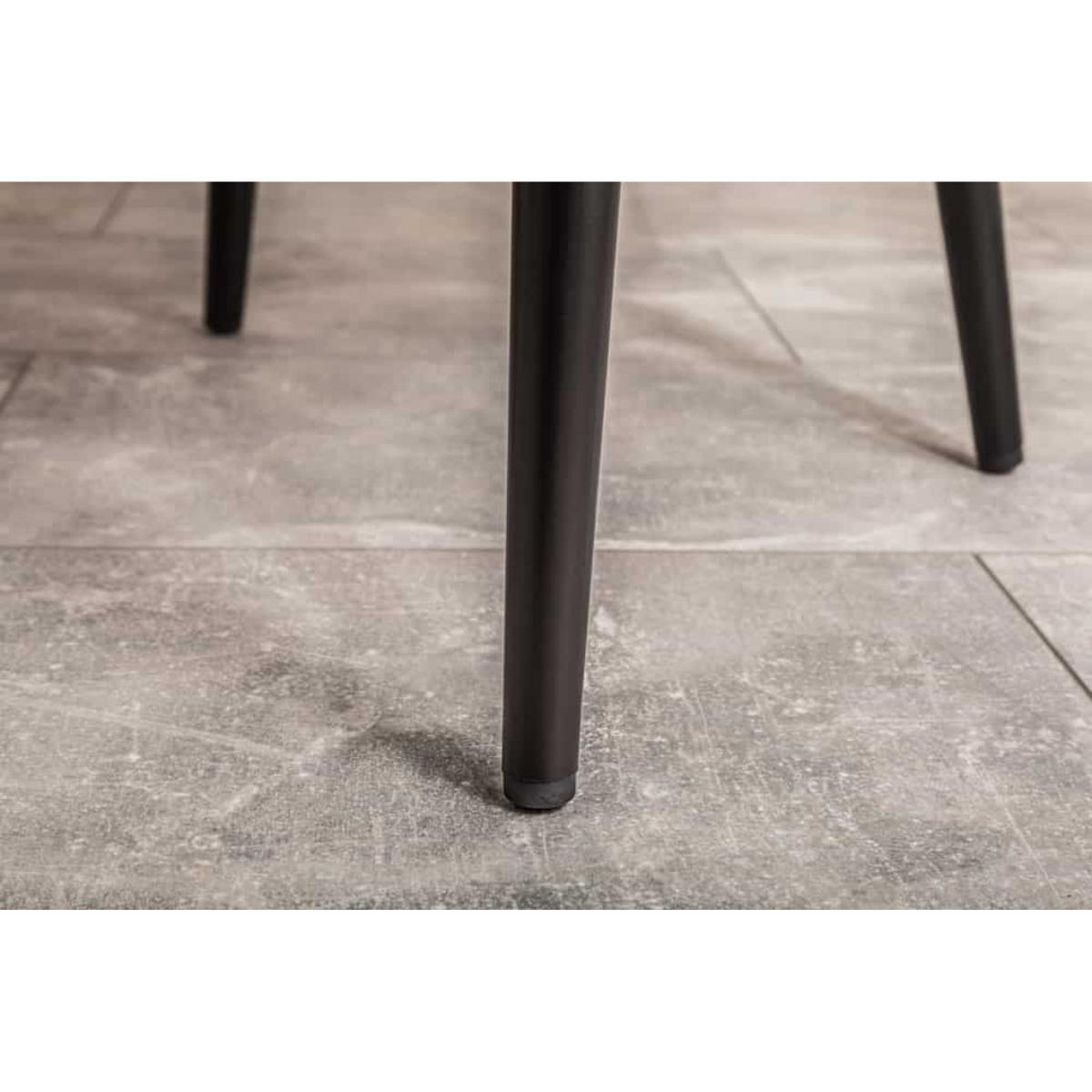 ARMLEHNSTUHL TURIN Microfaser Vintage Hellbraun - Hellbraun/Schwarz, Textil/Metall (60/84/61cm) - riess-ambiente