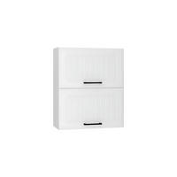 HÄNGESCHRANK W60GRF/2 - ARVION - Hochwertige Küchen Optik - Weiß, Holz/Metall (60/72/30cm)