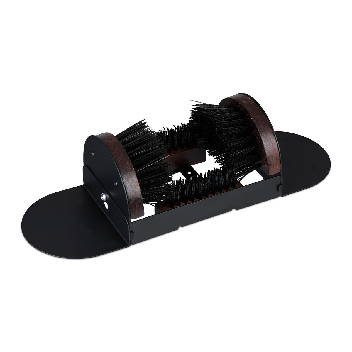 SCHUHABSTREIFER - Schwarz, Holz/Kunststoff (46.5/12/15.5cm) - Relaxdays