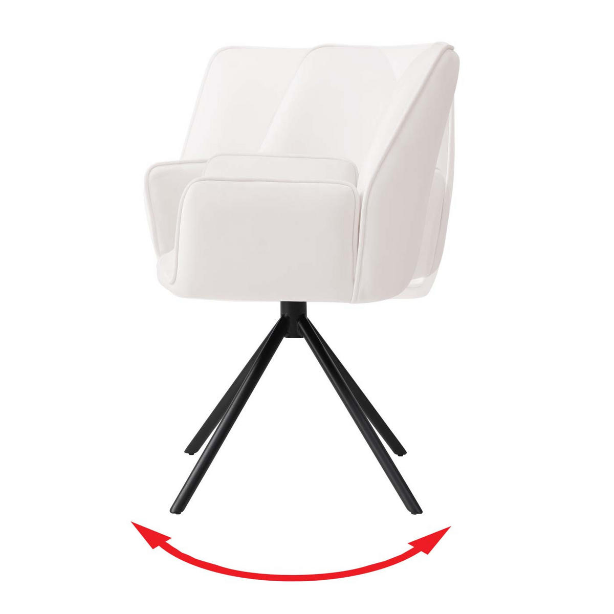 ESSZIMMERSTUHL Beige, Schwarz - Beige/Schwarz, Textil (60/86/60cm) - MCW