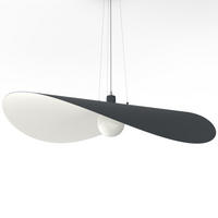 HÄNGELEUCHTE Piuma D90 - Anthrazit, Metall (90/90/120cm) - Lumicom