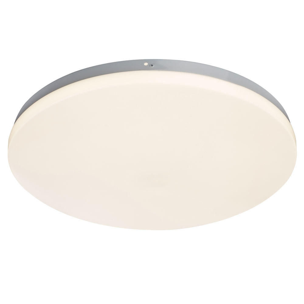LED DECKENLEUCHTE Metall Acryl Weiß - Weiß, Metall (37/37/5.6cm) - Globo Lighting