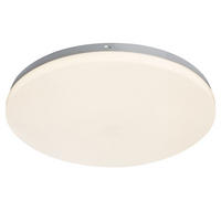 LED DECKENLEUCHTE Metall Acryl Weiß - Weiß, Metall (37/37/5.6cm) - Globo Lighting