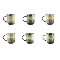 BECHER Genesis 400ml - 6er-Set - Erde - Grau, Keramik (0.4L) - Björn