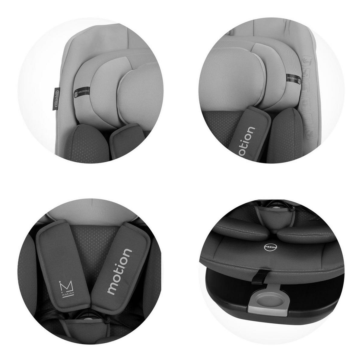 KINDERSITZ i-Size Motion beige (40 - 150 cm) Isofix 360° drehbar verstellbar - Beige, Kunststoff (44/81/55cm) - Chipolino
