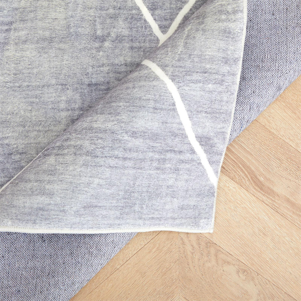 TEPPICH RHOMB - Grau, Textil (200/300cm) - IDIMEX