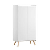 SKRIŇA 2 dvere Vintage Biela - biela, kompozitné drevo (100/200/58cm) - Petits-meubles