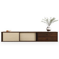 LOWBOARD SIMONA nussbaum - Nussbaumfarben, Holz (175/30/34cm) - IDIMEX