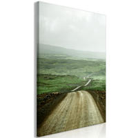 KUNSTDRUCK Grau 60/90 cm - Braun/Grau, Textil (60/90cm) - KUNSTLOFT