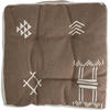 STUHLKISSEN 40/40/6 cm - Braun, Naturmaterialien (41/41cm) - Home Styling Collection